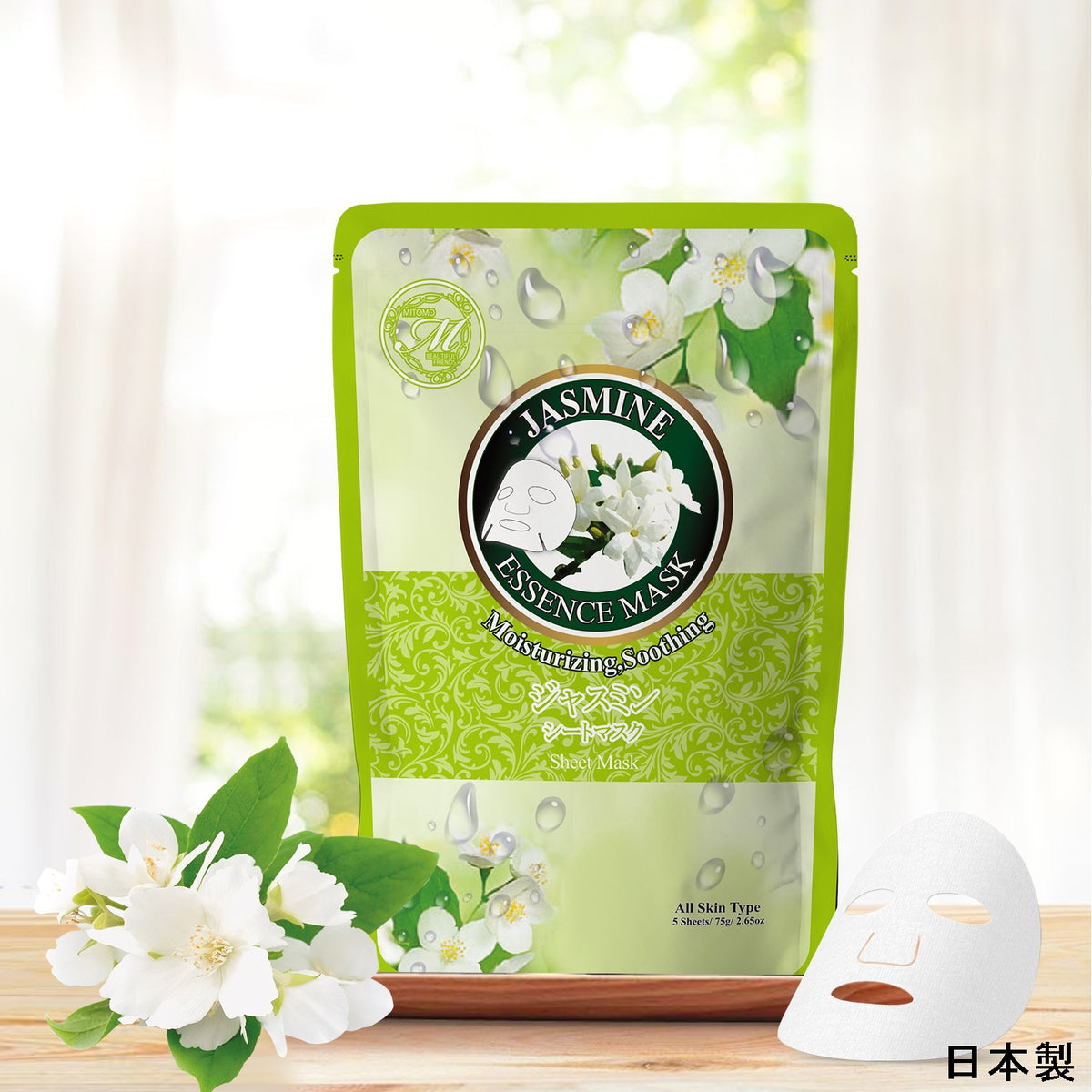 MITOMO <日本製>ナチュラルジャスミンスージングモイスチャ