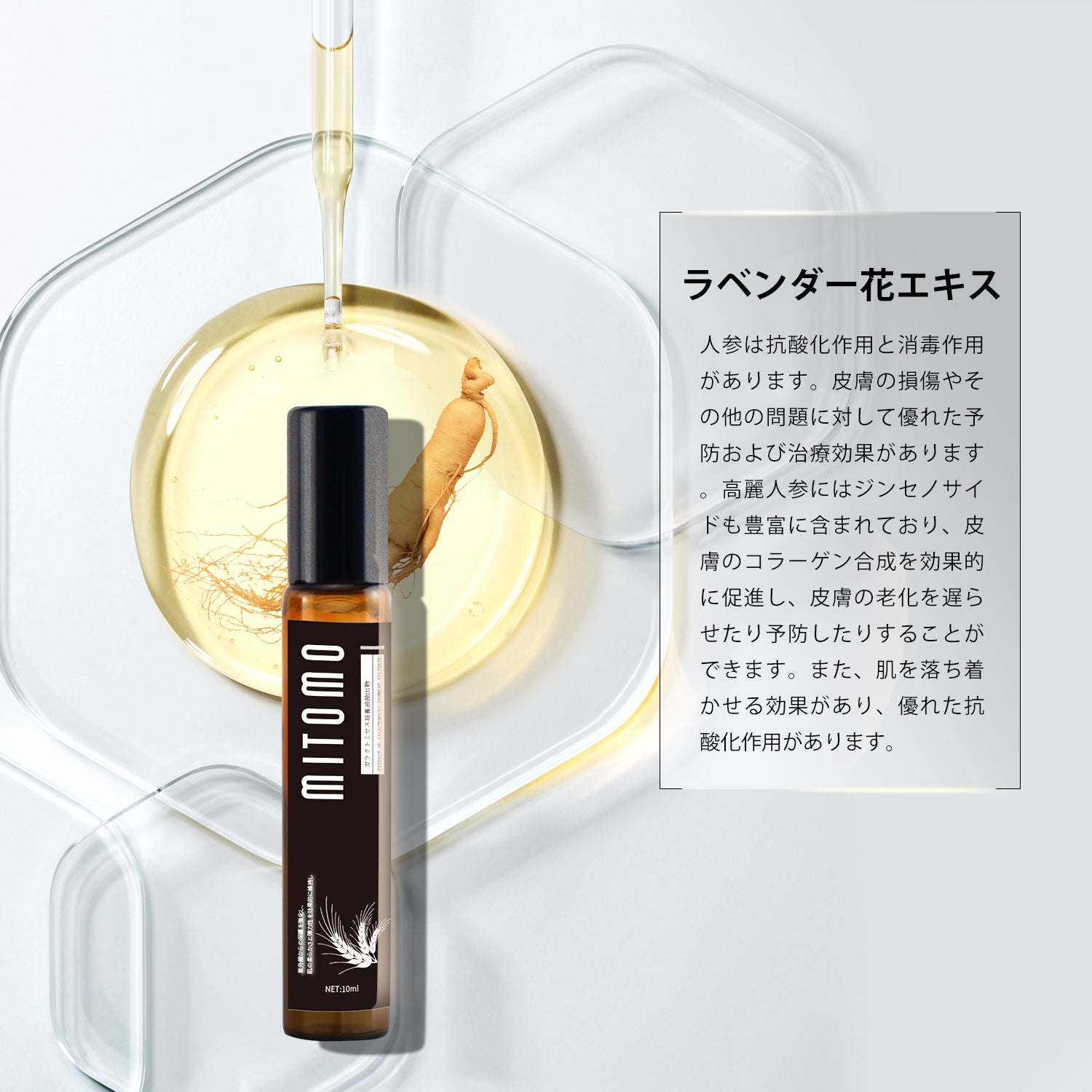 日本製 スキンケア 潤い 保湿 オタネニンジン根エキス エイジングケア