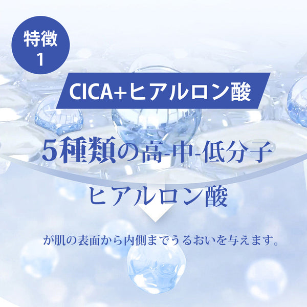 潤いと保護を肌に、ヒアルロン酸シカⅡ化粧水【CCSS00002-B-500】
