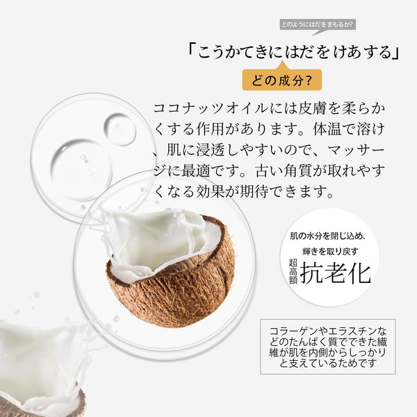 ミトモ ナチュラルココナッツオイル 弾力フェイシャルマスク- 贅沢な潤いと弾力を肌にもたらす！/ミトモパック/【MTSS00512-C-1Jx002】