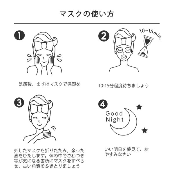 ドクダミ+ペプチド フェイス＆ネックマスクセット- 日本製の高品質マスクで潤いとハリを取り戻そう！【TMDD00001-03-035】