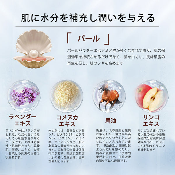 美肌の秘訣！潤い溢れるPEARLフェイシャルエッセンスマスク BR 505（5回分X3）- 日本製信頼の美容トリートメント！<日本製＞ 【HSSA00505-C-2x003】