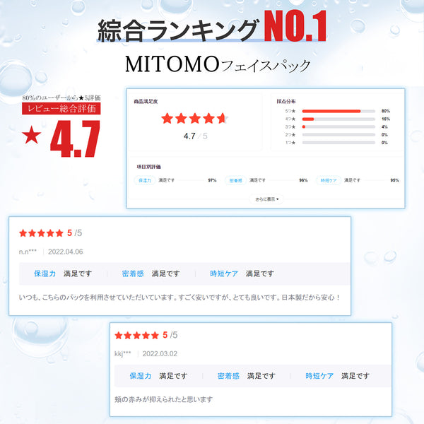 MITOMO ハチ毒+ゴールドセンシティブスキンクレンジング対策フェイシャルエッセンスマスク【MCSS00001-A-5】