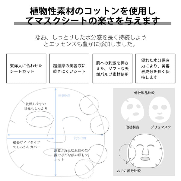 MITOMO <日本製> ミトモ めがみ303 Aloe Barbadensis アロエベラ デメテルプランツエッセンスマスク 常備用 肌荒れ予防 フェイスパック デメテル メガミ /1枚入りx200枚/スキンケア 潤いマスクパック - 自然の恵みで肌を潤す!【MGSS00303-C-025x020】