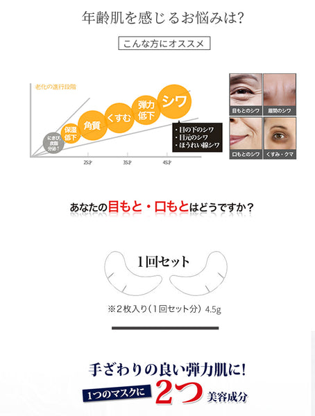 MITOMO ハチ毒+ゴールドエッセンスアイシート水分補給マスク【MCSS00002-A-0】